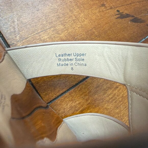 Badgley Mischka Collection Josette Slide Sandals, Champagne Gold, size 8, NIB - Picture 11 of 13